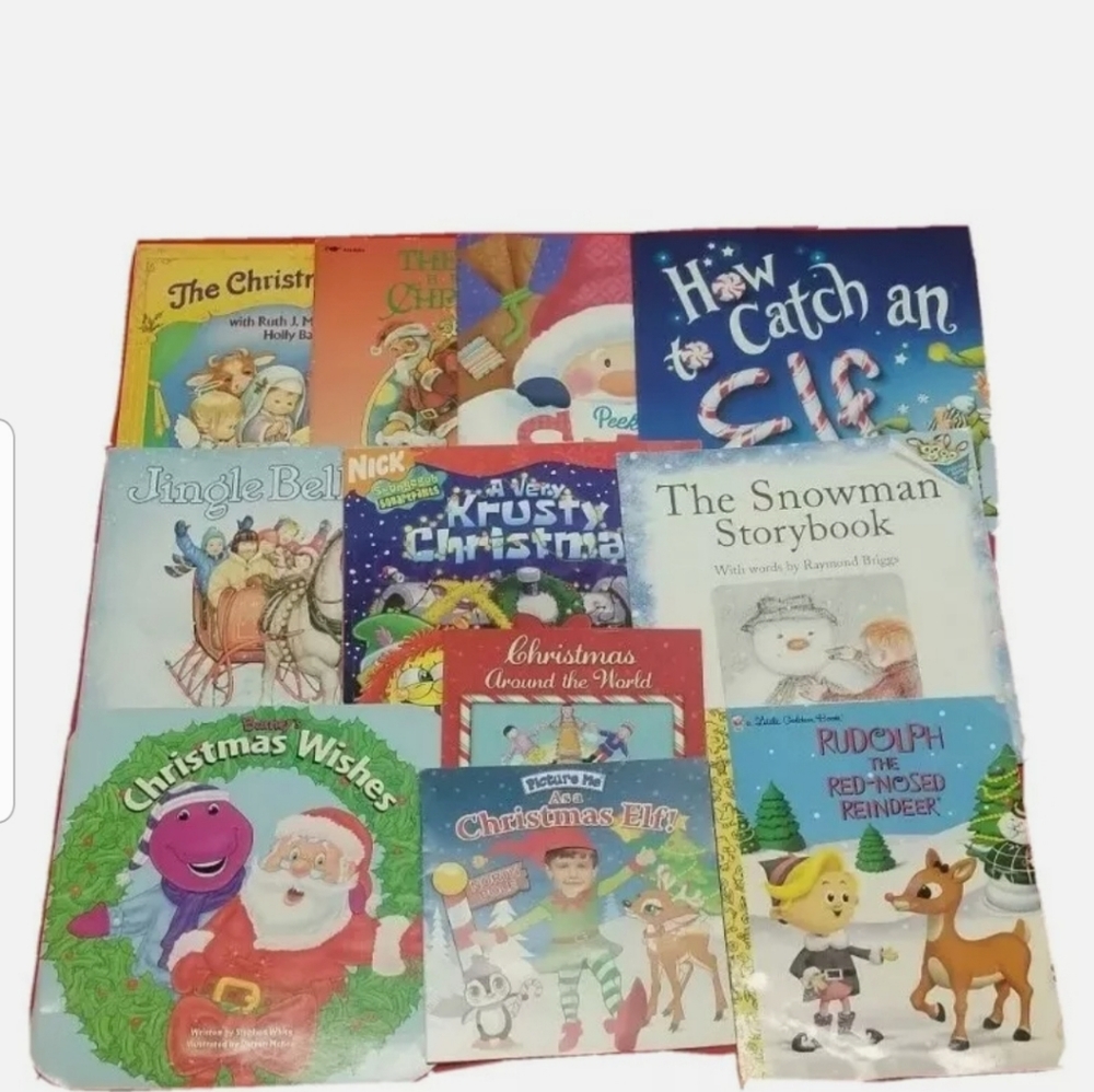 Children's Christmas Themed Holiday Books Lot Of 1